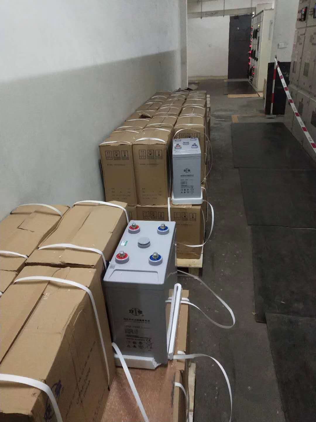 双登蓄电池山东热电厂项目施工现场